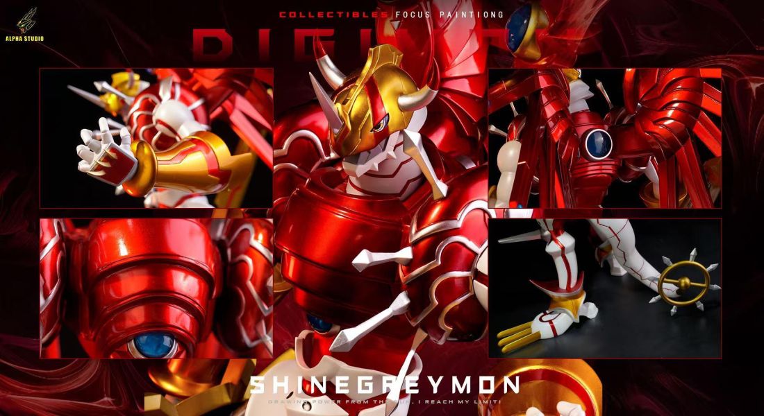 【預定】Alpha 數碼寶貝拯救者 閃光暴龍獸 