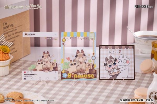 【預定】RIBOSE DLC 茶會貓 暹羅貓小豆泥 友誼聯名限定套組 原畫 STAR影法師 附特典 