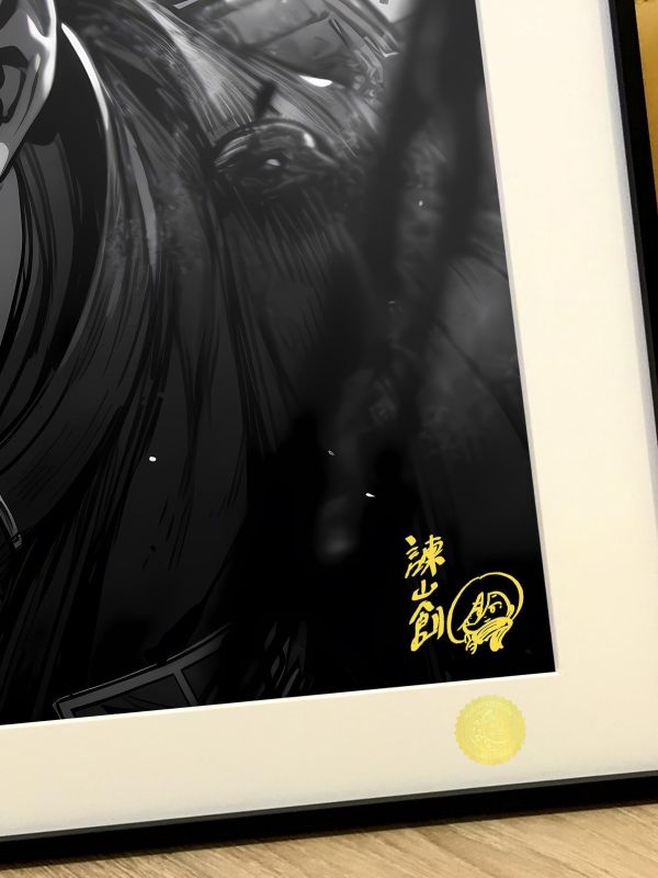 【海外代購】星空 《兵長利威爾》Levi進擊的巨人艾倫三笠韓吉調查兵團裝飾畫 