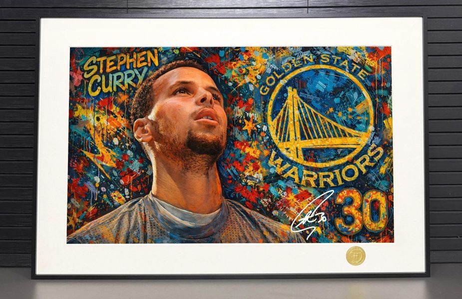 【海外代購】H2 《斯蒂芬庫裏》NBA金州勇士萌神庫裏裝飾畫 