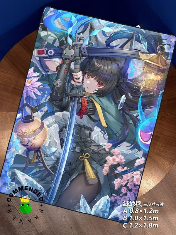 【海外代購】皇呱 《星見小姐》絕區零對空洞事務特別行動部課長裝飾畫 午睡毯 地毯 