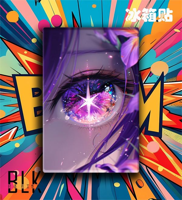 【海外代購】巴洛克 星野愛 我推的孩子 動漫藝術裝飾畫/壓克力冰箱貼 