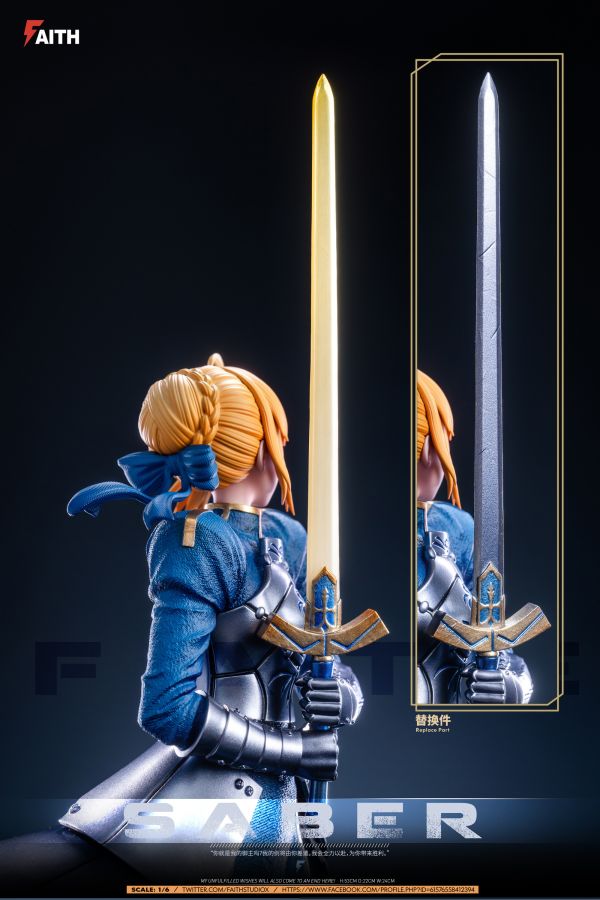 【預定】Faith 1/6亂鬥系列 N003 亞瑟王/阿爾托莉雅·潘德拉貢【Saber】 