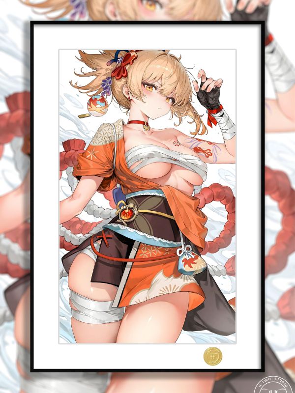 【海外代購】H2 《宵宮》裝飾畫 原神 