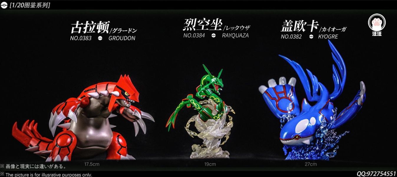 【預定】汪汪 豐緣三神--裂空座（1/20圖鑑系列） 