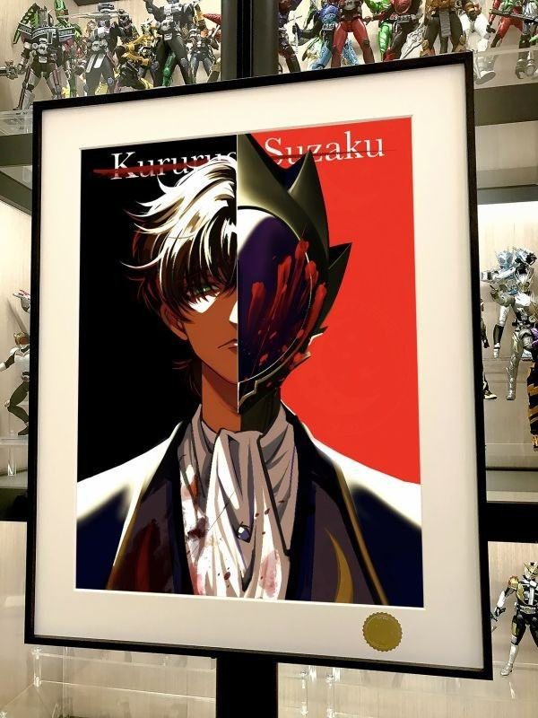 【海外代購】星空《樞木朱雀》Code Geass 反叛的魯路修白色騎士裝飾畫 