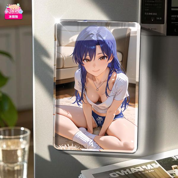【海外代購】阿喵畫社 偶像大師 迎辰 如月千早 新品8k主題高清裝飾畫 午睡毛毯 冰箱貼 