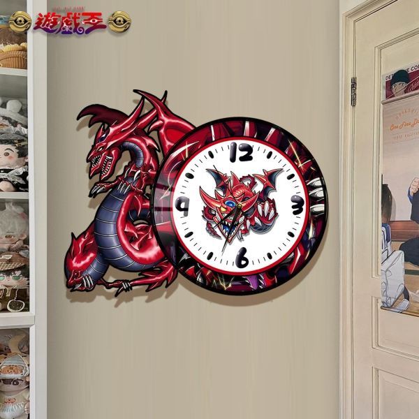 【海外代購】阿喵畫社 天空龍鐘錶 新品靜音異形時鐘 