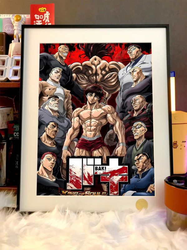 【海外代購】星空 《刃牙》範馬勇次郎動漫裝飾畫 