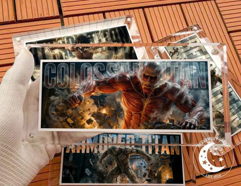 【海外代購】星空《九大巨人迷你版畫》進擊的巨人裝飾畫 