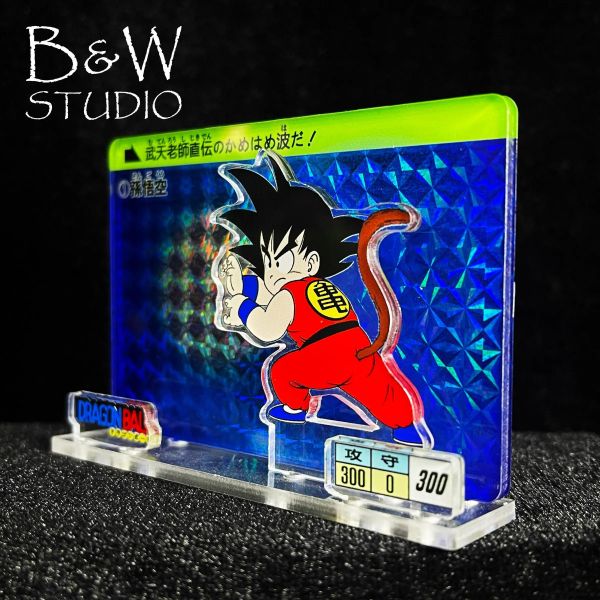【海外代購】黑白畫映 B&W Studio 亞克力鐳射立牌 龍珠本彈1/2/3號卡 悟空 比克 DCS-001/DCS-002/DCS-003 
