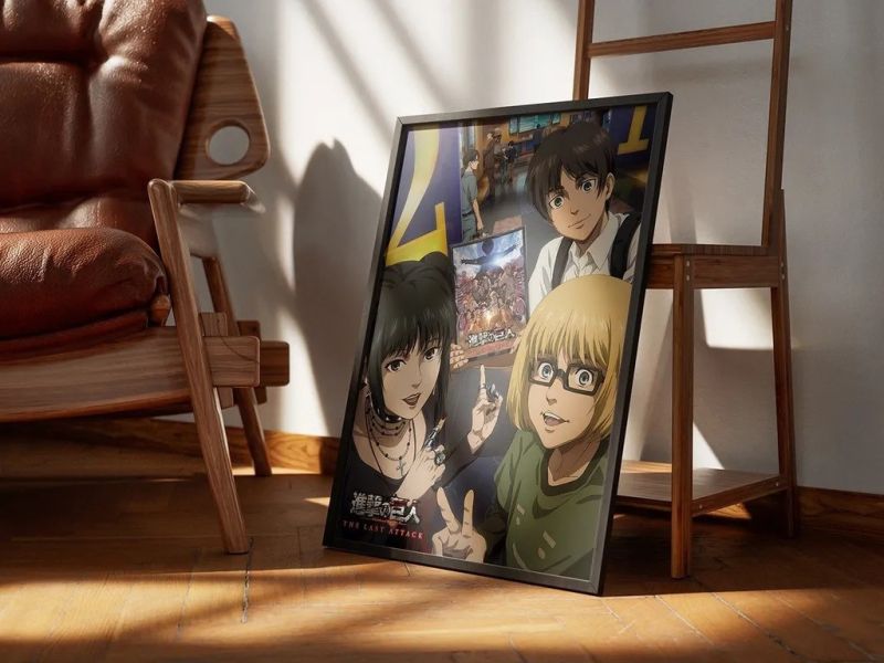 【海外代購】千鳥社《美高三人組》進擊的巨人完結美高番外午睡毯地毯裝飾畫 