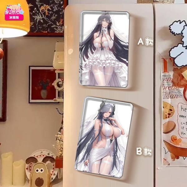 【海外代購】阿喵畫社 婚紗奧古斯特 不撓雙聯 8k主題高清裝飾畫 牆面掛毯 冰箱貼 