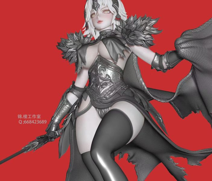 【預定】錦棱 瘋批臉黑貞德 