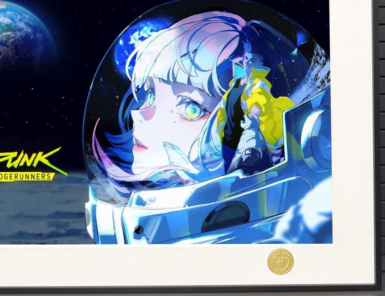 【海外代購】H2 《大衛露西》賽博朋克邊緣行者裝飾畫 