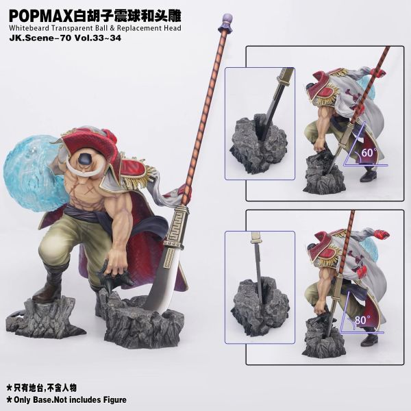 【預定】JacksDo 白鬍子震球＆頭雕 海賊王 