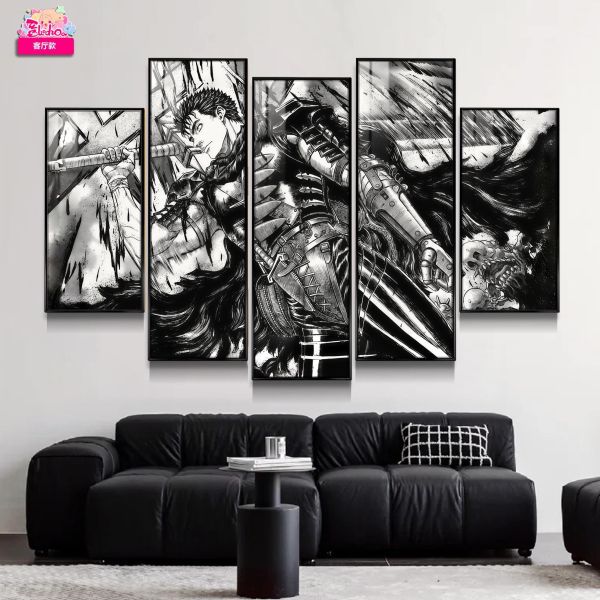 【海外代購】阿喵畫社 格斯 勇氣讚歌五幅套裝 新品異形套組裝飾畫 床頭地墊 午睡毛毯 滑鼠墊 