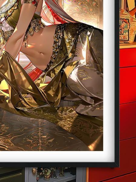 【海外代購】巴洛克《異域長離》鳴潮裝飾畫冰箱貼 