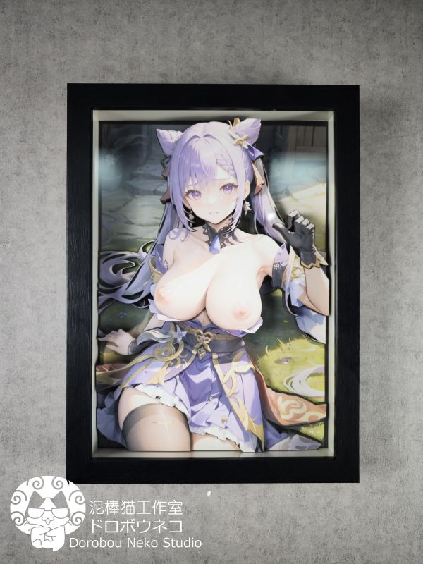 【海外代購】泥棒貓 DSMG-019 刻晴 可月兌立體畫01 