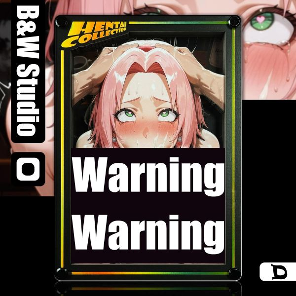 【海外代購】黑白畫映 B&W AI Creator系列桌面裝飾卡磚第三十彈 春野櫻 