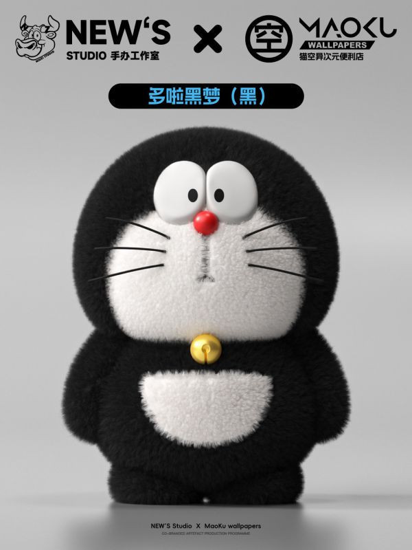 【預定】New’s 貓空壁紙 毛絨藍胖子 哆啦A夢禮物擺件 