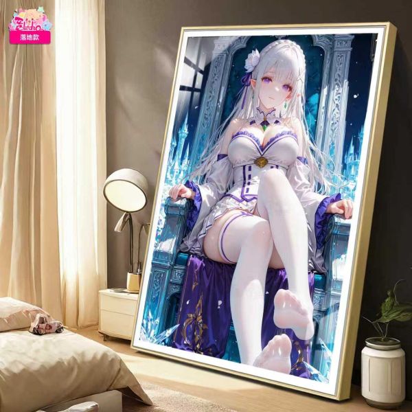 【海外代購】阿喵畫社 寶座 愛蜜莉雅 8k主題高清裝飾畫 牆面掛毯 冰箱貼 