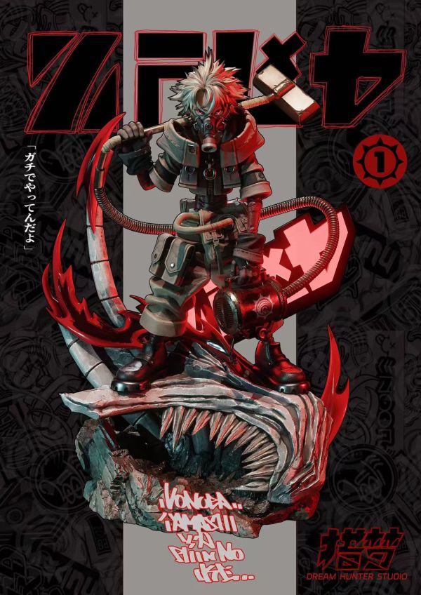 【預定】獵夢《廢淵戰鬼》雕像系列 001 路德 002 恩琴 