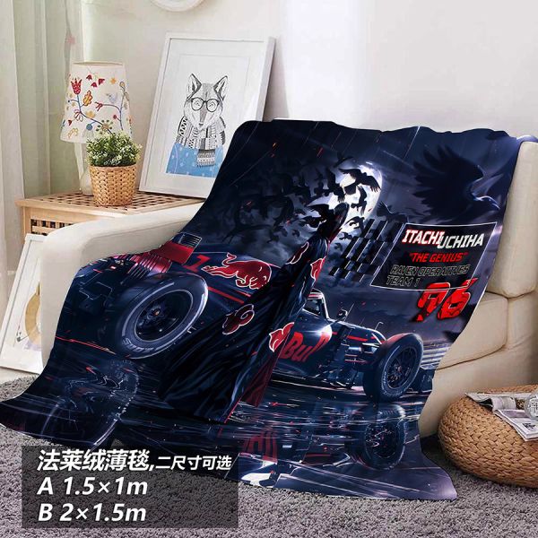 【海外代購】千鳥社 《鼬 賽車》宇智波鼬火影忍者曉組織賽車午睡毯地毯裝飾畫 