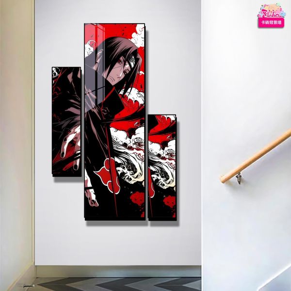 【海外代購】阿喵畫社 浮世繪 鼬神三宮卡磚牆 手​​辦牆背景牆樓道宮格 