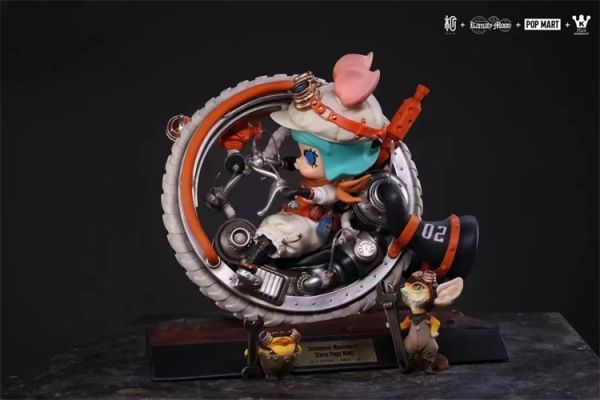 【海外代購】【31CM】末匠 POP MART 獨輪風暴小豬MOLLY 