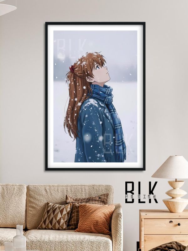 【海外代購】巴洛克 《冬日明日香》Asuka新世紀福音戰士綾波麗初號機動漫裝飾冰箱貼 