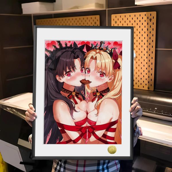 【海外代購】皇呱 《貴族姐妹第三彈》 Fate貴族姐妹埃列什基伽勒&伊什塔爾同人周邊裝飾畫 午睡毯 地毯 