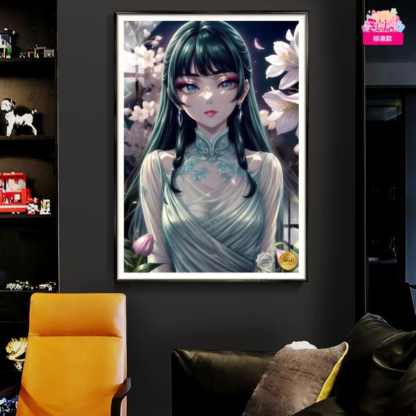 【海外代購】阿喵畫社 花海 藥屋女孩 8k超大高清裝飾畫 牆面掛毯 冰箱貼 