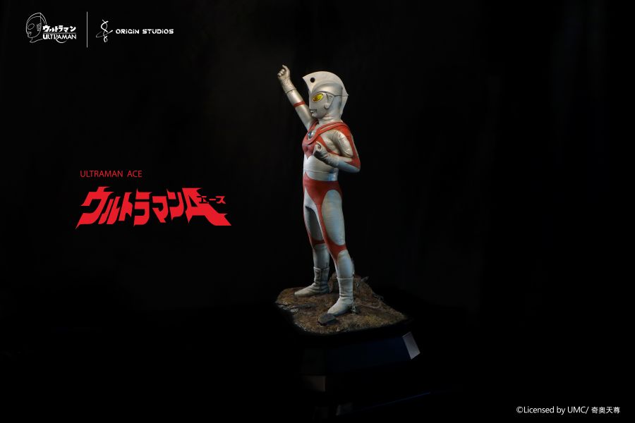 【預定】Origin 經典奧特曼M78典藏立像艾斯登場姿勢正版雕像 