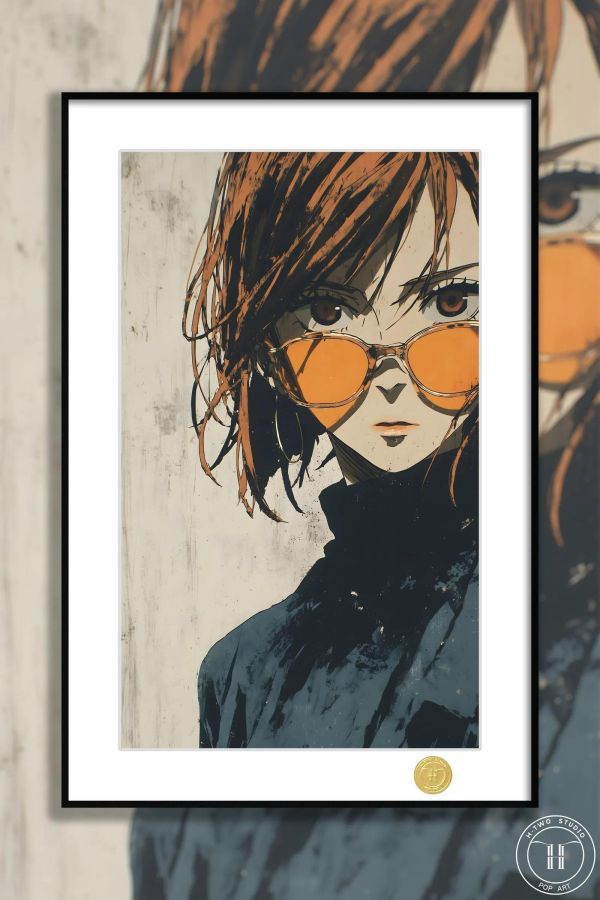 【海外代購】H2工作室《港風野薔薇》咒術回戰釘崎野薔薇裝飾畫 