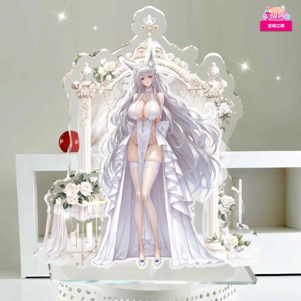 【海外代購】阿喵畫社 立牌第八彈婚紗碧藍航線武藏/贊妮/信濃/怨仇 大型多層異形壓克力立牌 