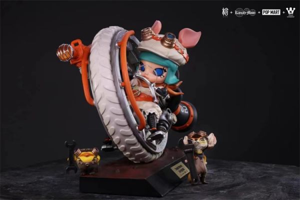 【海外代購】【31CM】末匠 POP MART 獨輪風暴小豬MOLLY 