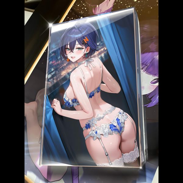 【海外代購】阿喵畫社 第五十九彈動漫卡磚絕區零蕾絲套裝 絕區零壓克力加厚紀念收藏磚 