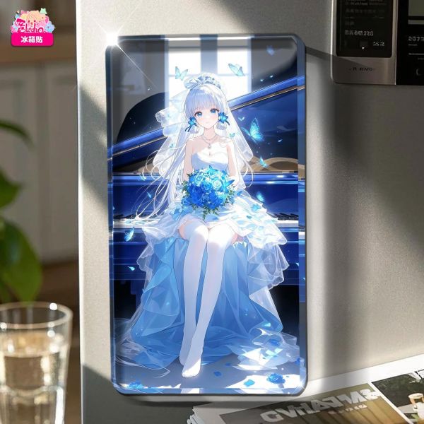 【海外代購】阿喵畫社 花嫁 花海神裡綾華 新品12k主題超清-大豎款 冰箱貼 床頭地墊 