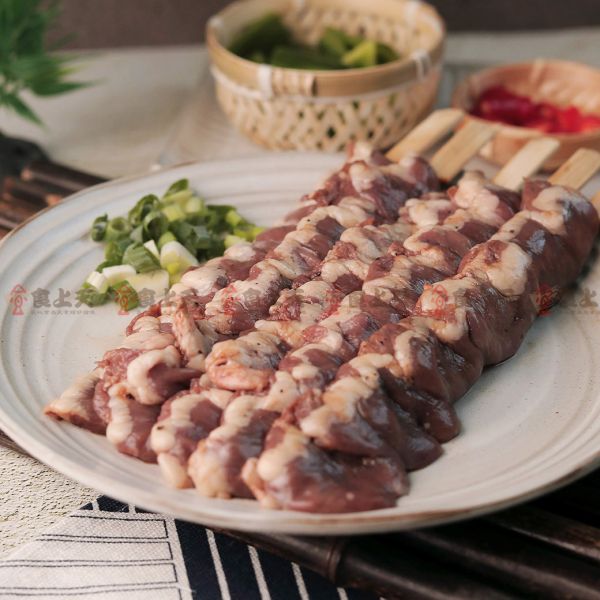 醬燒雞心串 雞肉,雞心,醬燒,烤肉,中秋,串燒
