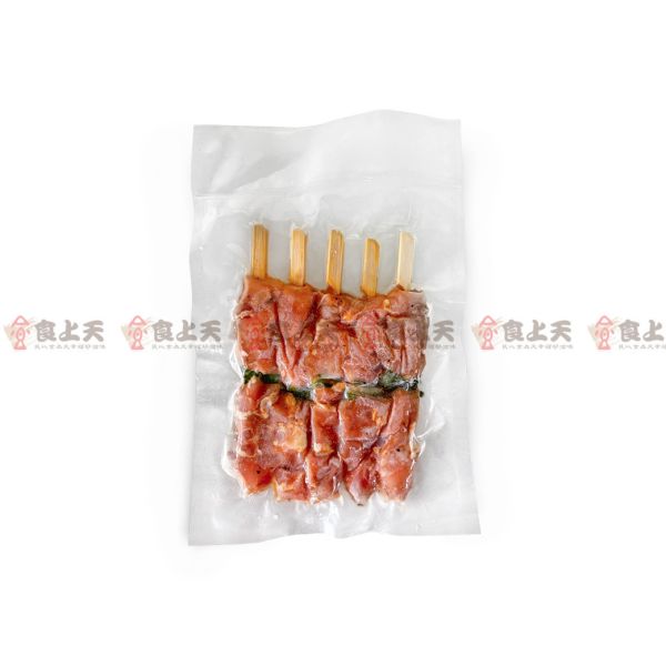 青蔥雞腿串 青蔥,無骨,雞腿,烤肉,中秋,串燒