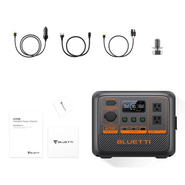 【BLUETTI】現貨 AC50P 700W 移動電源 + 120W太陽能板 戶外電池 行動電源 UPS 露營 車泊 【BLUETTI】現貨 AC50P 700W 移動電源 + 120W太陽能板 戶外電池 行動電源 UPS 露營 車泊