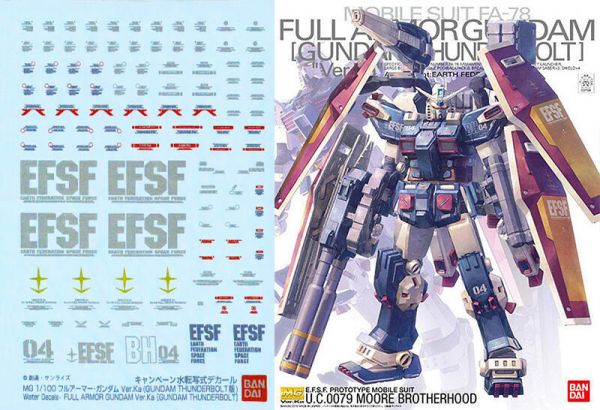 【鋼普拉】現貨 BANDAI MG 1/100 FULL ARMOR GUNDAM Ver. Ka 全裝甲鋼彈 金屬水貼 【鋼普拉】現貨 BANDAI MG 1/100 FULL ARMOR GUNDAM Ver. Ka 全裝甲鋼彈 金屬水貼