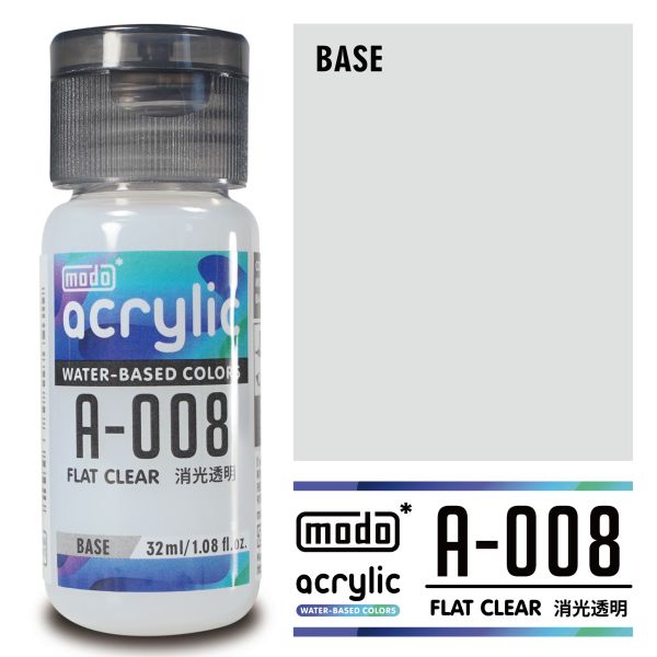 【鋼普拉】現貨 modo 摩多 水性漆 Acrylic 基本色系列 摩多水漆 模型噴漆 32ML 水漆  A-001 正白色 A-002 正黑色 A-003 正紅色 A-007 透明色 A-008 消光透明 A-061 機甲白 A-064 深灰(淺骨架灰) A-103 淺螢紅 A-104 淺螢藍 【鋼普拉】現貨 modo 摩多 水性漆 Acrylic 基本色系列 摩多水漆 模型噴漆 32ML 水漆  A-001 正白色 A-002 正黑色 A-003 正紅色 A-007 透明色 A-008 消光透明 A-061 機甲白 A-064 深灰(淺骨架灰) A-103 淺螢紅 A-104 淺螢藍