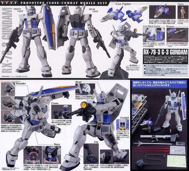 【鋼普拉】BANDAI 鋼彈UC MG 1/100 RX-78-3 G-3 GUNDAM G3 初鋼 Ver.2.0 【鋼普拉】BANDAI 鋼彈UC MG 1/100 RX-78-3 G-3 GUNDAM G3 初鋼 Ver.2.0