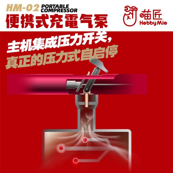 【鋼普拉】現貨 喵匠 HM-02 PRO 噴筆氣汞 電動噴筆 模型噴筆 鋼彈 隨身噴槍 充電 空壓機 電動 噴漆筆 氣泵 【鋼普拉】喵匠 HM-02 PRO 噴筆氣汞 電動噴筆 模型噴筆 鋼彈 隨身噴槍 充電 空壓機 電動 噴漆筆 氣泵