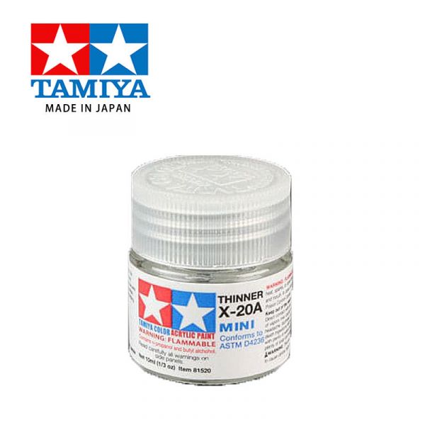 【鋼普拉】現貨 TAMIYA 田宮 81520 水性漆 X-20A 水性 溶劑 10ml 【鋼普拉】現貨 TAMIYA 田宮 81520 水性漆 X-20A 水性 溶劑 10ml