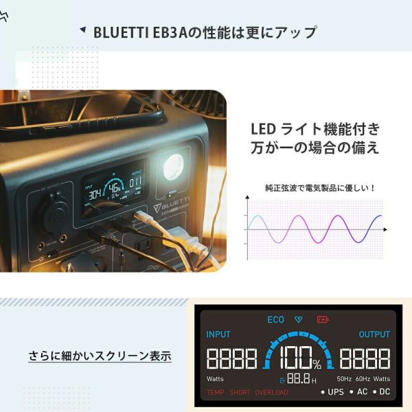 FB貼文享延長保固1年 台灣公司貨 含稅 BLUETTI EB3A 移動電源 286Wh 戶外電源 露營電池 行動電源 台灣公司貨 含稅+收納包 BLUETTI EB3A 移動電源 286Wh 戶外電源 露營電池 行動電源