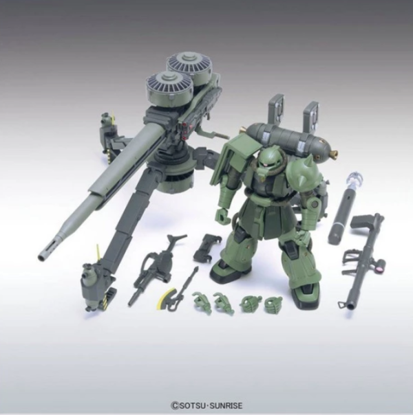【鋼普拉】現貨 BANDAI 雷霆宙域戰線 HG 1/144 MS-06 ZAKU II 量產型薩克Ⅱ+大砲 動畫配色版 【鋼普拉】現貨 BANDAI 雷霆宙域戰線 HG 1/144 MS-06 ZAKU II 量產型薩克Ⅱ+大砲 動畫配色版