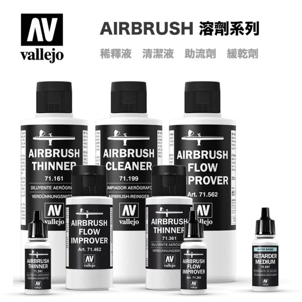 【鋼普拉】現貨 西班牙 AV Vallejo 水性漆 噴漆溶劑 稀釋液 助流劑 緩乾濟 模型漆 清潔液 71161 71199 71562 71361 71462 71261 71262 70597 【鋼普拉】現貨 西班牙 AV Vallejo 水性漆 噴漆溶劑 稀釋液 助流劑 緩乾濟 模型漆 清潔液 71161 71199 71562 71361 71462 71261 71262 70597